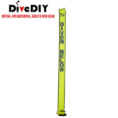 China Economy Style 210D Nylon Inflatable Scuba Diving Outdoor SMB Marker Buoy for sale