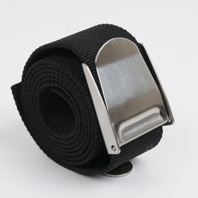 China High quality and tie webbing nylon weight belt with stainless steel buckle for sale