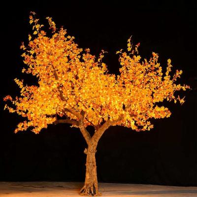 China Warm White Led Christmas Maple Tree Light 10ft 12ft Rose Christmas Decoration Holiday Factory Wholesale Garden Wedding for sale