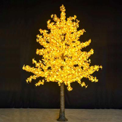 China Outdoor Lamp 3.5M Christmas Resin Garden Wedding Street Decoration Holiday Ramadan Festivals Led Maple Tree Light for sale