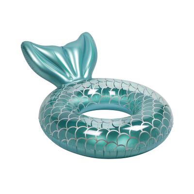 China Durable Mermaid With Floating Backrest Pool Ring Adult Swimming Inflatable Swimming Laps Pool Ring Swimming Pool Beach Party Toys for sale