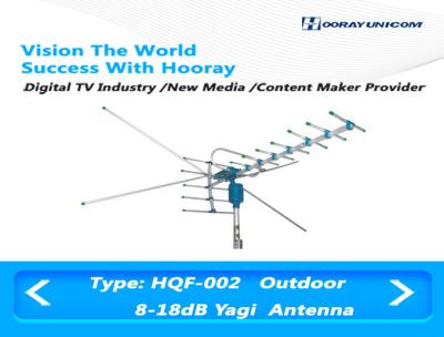 China wireless Digital TV Antenna ,  Terrestrial UHF Yagi Antenna With 8-18 dBi Gain for sale