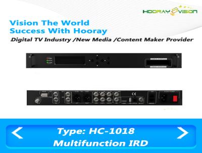 중국 HDMI SDI AV USB를 가진 1개의 지구 디지털 방식으로 텔레비젼 인공 위성 수신 장치 IRD 지원 2 CAM에서 모두 판매용