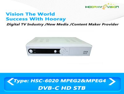 China Digital H 264 Set Top Box DVB C Receive RF Signal 9M baud HD Symbol rate for sale