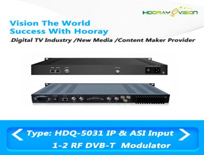 China Dubbele IP CATV Digitale Modulator DVB COFDM Aardse Draadloze de Dragerwijze van 2K/8K- Te koop