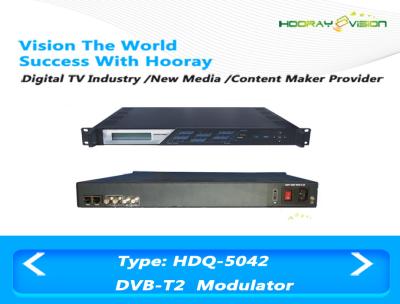 China De Modulator ASI IP van DVB T /DVB-T2 COFDM voerde het Multi Draadloze Netwerk van PLP in SISO Te koop