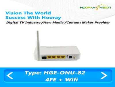 China Fiber To The Home Equipment Broadband 4FE Multi Ports CATV GEPON ONU Terminal Unit for sale