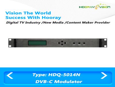 China High Performance Satellite Cable Digital TV Modulator 4 QAM Channel 1 RF output for sale