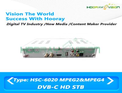 China 1080P Set Top Box DVB C HD Digital TV Decoder For Encrypted Channels for sale