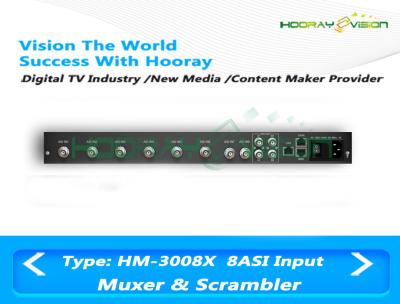 China ASI INPUT Type Digital TV Multiplexer Scrambler With DVB Stardand WEB Management for sale