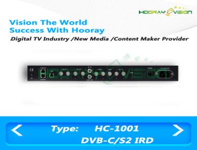 China IRD Digital TV Satellite Receiver BNC Interface With WEB Management Mode for sale