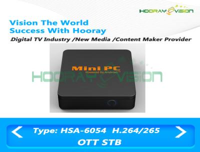 China Mini 802.11 B/G/N Wifi OTT Set Top Box 1080P Full HD Video Decoder CPU S805 for sale