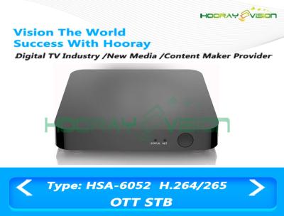 China 1080p OTT Set Top Box Remote Control , Customized Launcher Internet TV Streaming Box for sale