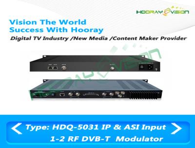 China DVB - T 1U COFDM IP ASI Dubbele rf het Webbrowser van de Modulator50~960mhz Aardse Kabel Te koop