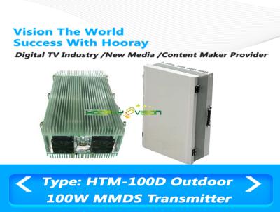 China TV Station Broadcast TV Transmitter 100W Outdoor With Optional SMS Module for sale