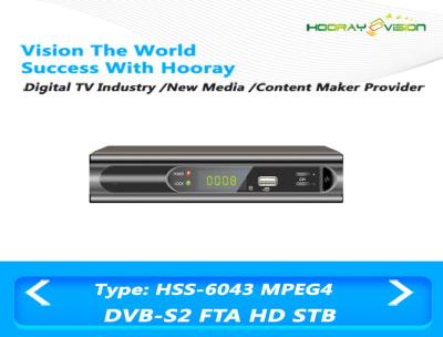 China Interruptor multi de la ayuda 22K de la lengua OSD del set-top box H.264 MPEG-2 del satélite DVB S2 en venta