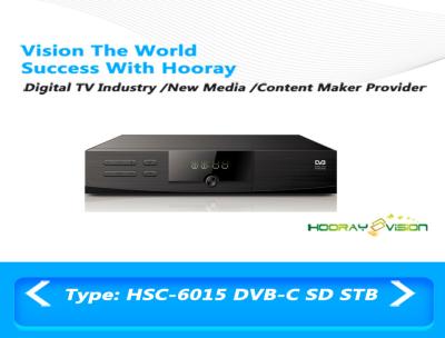 China Plastic SD Set Top Box MPEG2 100dBuV - 36dBuV Support RS232 / OTA Upgrading for sale