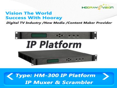 China Highly Integrated TV Scrambler Web Managerment With IP Input / Output for sale