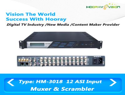 China 12 Channel CATV Scrambler Wireless TV Multiplexer PCR Precise Adjustment for sale