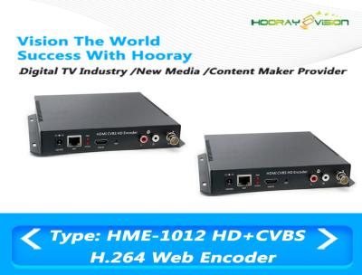 China HDMI CVBS Input Digital TV Encoder Support HTTP , UTP , RTSP , RTMP Protocol for sale