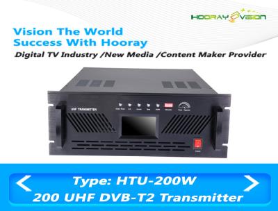 China Indoor 200W MUDS Broadband Terrestrial UHF TV Transmitter Standard DVB-T2 DVB-C for sale