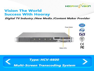 China Simple Digital Media Content Creation IPTV OTT DVB Multi Screen Transcoding System for sale