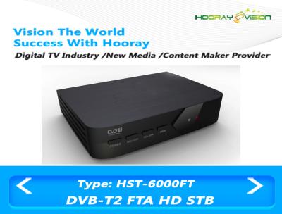 China Set-top box LLENO de Digitaces del T2 del FTA HD DVB con el medios aparato de lectura 6/7/8MHz del ancho de banda del USB en venta