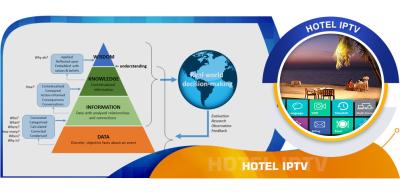 Cina Soluzione amichevole TV in tensione VOD della rete dell'interfaccia IPTV per il livello del centro commerciale dell'ospedale dell'hotel in vendita