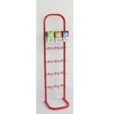 China Eco - Friendly Pocket Food Display / Metal Rack Wire Hanging Display for sale