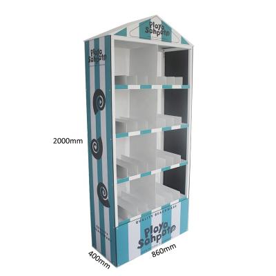 China Environmental Friendly Multi-Layer Metal Rack Floor Shoe Care Custom Display Rack for sale