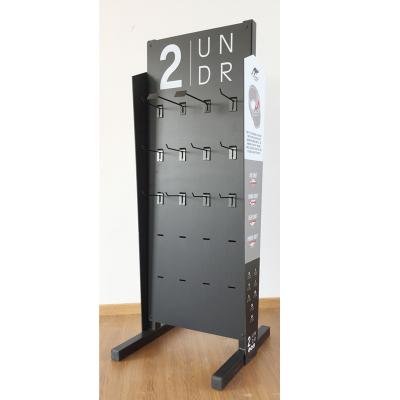 China Eco - Friendly Metal Underwear Display Rack / Garment Display Rack / Clothes Hanging Display Rack for sale