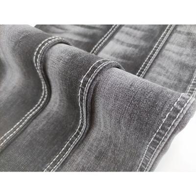 China New Design PX889 High Stretch Breathable Cross Waist Twill Broken Twill Recycled Cotton Denim Fabric for sale