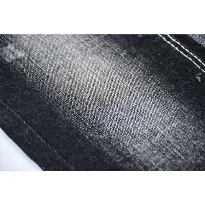 China Cotton 24.5 Polyester 2.5 Rayon 2 Spandex Breathable Price 71 Mill Manufacture GV321 Black Denim Fabric for sale