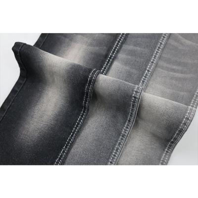 China Breathable MT201B 10 oz black cotton with stretch twill denim fabrics for comfortable jeans for sale