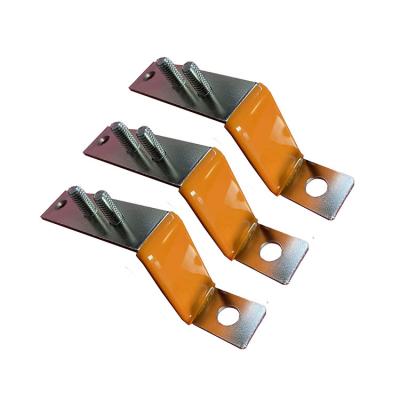 China Custom high temperature resistant low voltage power distribution system standby copper cable busbar connector for lifepo4 battery for sale