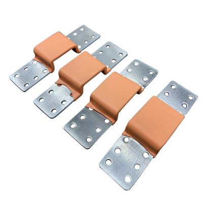 China Low voltage power distribution system custom copper 11kv flexible busbar connector for lifepo4 lithium battery with heat shrink sleeve for sale