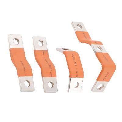 China Low voltage power distribution system OEM new energy flexible busbar copper connector for lifepo4 battery for sale