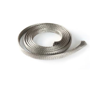 China ALL Custom 50mm2 Tinned Flat Solar Braided Copper Wire Cable For Flexible Connector for sale