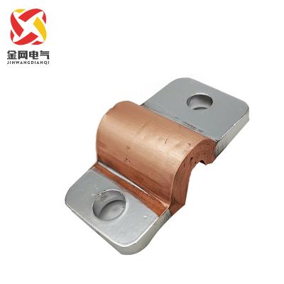 China Low Voltage Power Distribution System Vibration Damping Copper Aluminum 300a Bending Flexible Connector For Ground Bus Busbar for sale