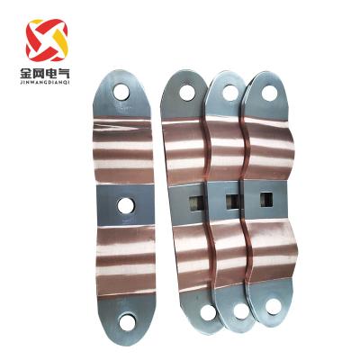 China Low voltage power distribution system can design nickel plate bar pure copper aluminum flexible connection busbar for sale