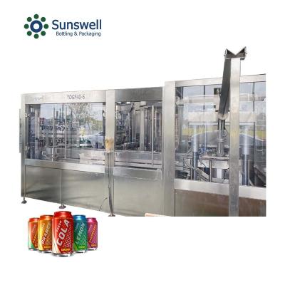 China New Arrival 2022 High Precision Level Filling Tin Can Filling Seaming Machine For Water Carbonated Cocktail Seltzer Cider Drinks Plastic Bottle Making Machine for sale