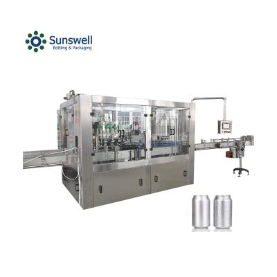 China Beverage Beer Making Machine Beer Canning Machine Equipment Automatic Filling Line for sale