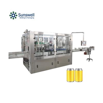 China Full Automatic Beverage Technology Machine Beer Small Scale Beer Filling Line for sale