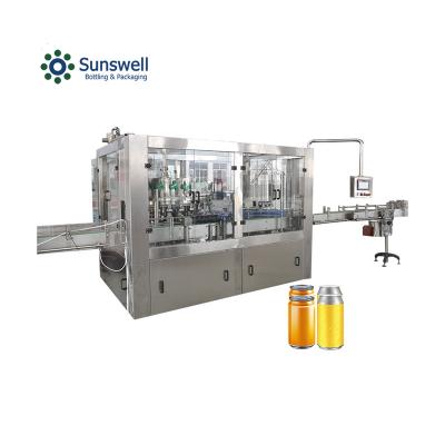 China Automatic Beverage Aluminum Can Beer Seamer Machine Filling Line for sale