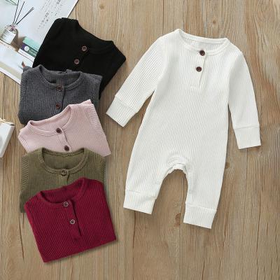 China European and American bamboo fiber infant rompers 100% long pet spring and sleeve baby wrap autumn onesie women baby rompers for sale