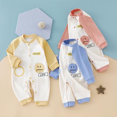 China One-piece one-piece pajamas long-sleeved newborn baby spring baby cotton and autumn cotton romper for sale