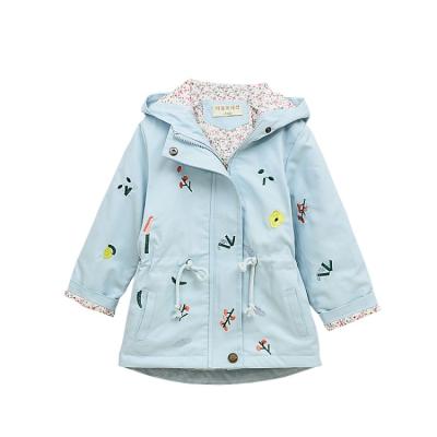 China Cotton 2021 girls new soft children's jacket spring and autumn upper children's embroidery gap coat for sale