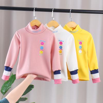 China Girls' sweater autumn and winter clothes thick collar the new half top embroidered warm shirt bottoming main 33001-139 for sale