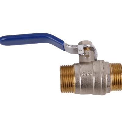 China BT1025 1/2 Inch Stem General Material Brass Ball Valve With Polished Sand for sale