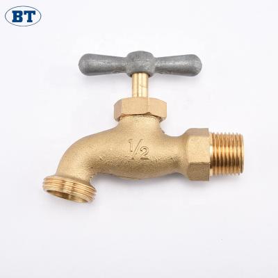 China BT2014 Bestseller Traditional Locking Brass Bibcock /tap /faucet for sale